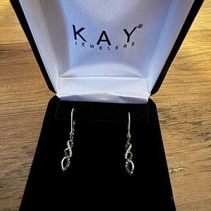 Kay Jewelers black and white diamond earrings